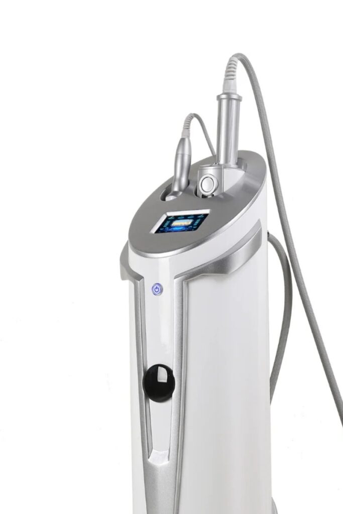 roller z dwoma glowicami