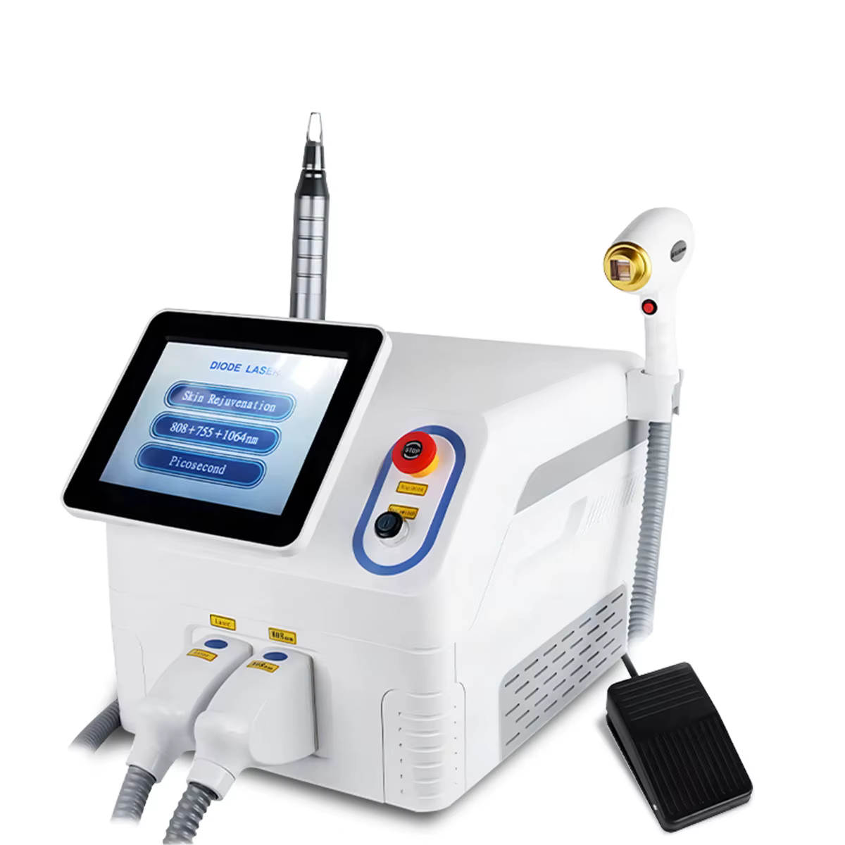 LASER 2W1 DIODOWY + PIKOSEKUNDOWY Usuwanie Tatuaży 808 755 1064nm Depilacja Włosów 2 LASER 2W1 DIODOWY + PIKOSEKUNDOWY Usuwanie Tatuaży 808 755 1064nm Depilacja Włosów - obrazek 2