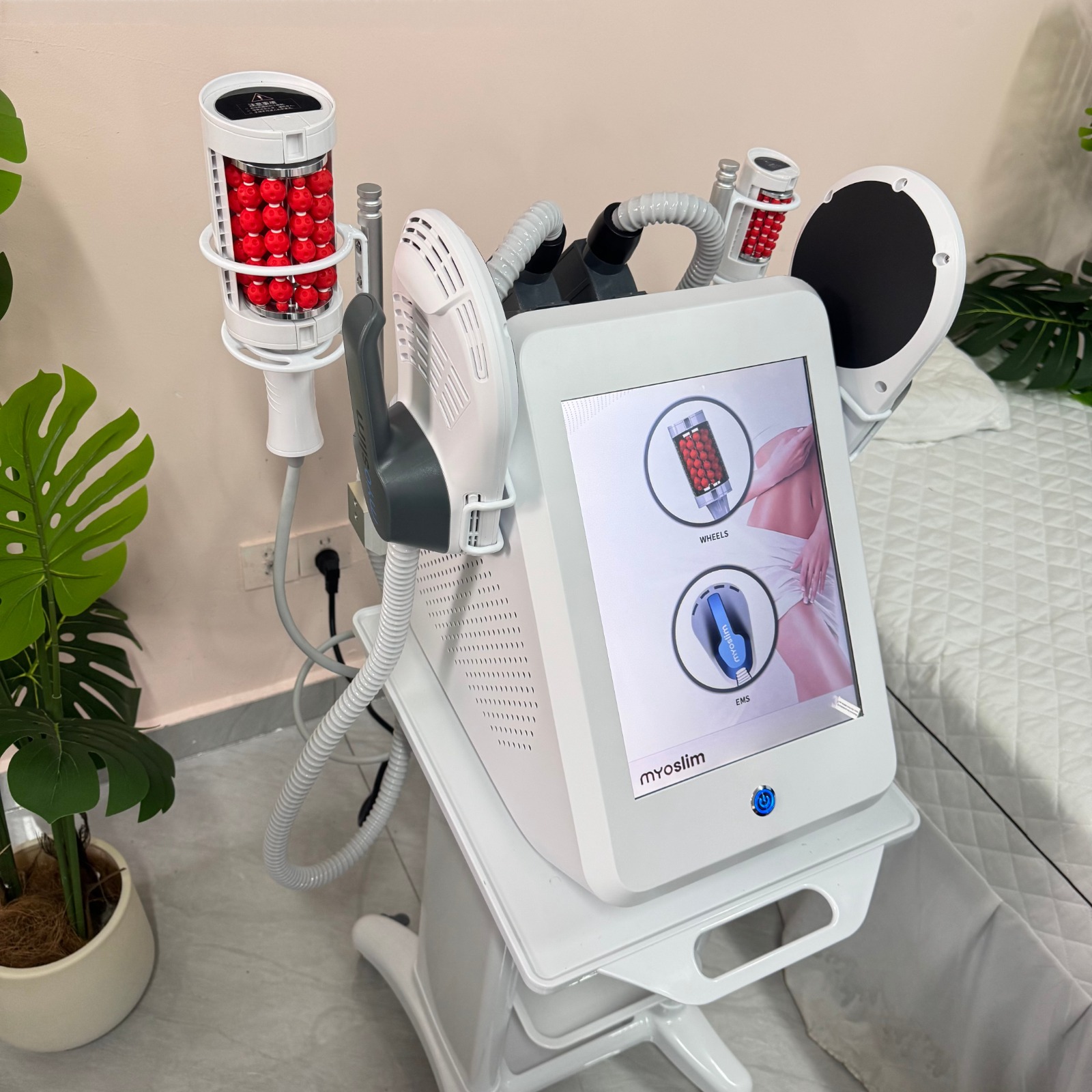 EMS Roller MYOSLIM 6500W – EMS + Endo Roller 360° | 2 Głowice EMS + 2 Rolki | 15 Tesla | Beauty & SPA 1 EMS Roller MYOSLIM 6500W – EMS + Endo Roller 360° | 2 Głowice EMS + 2 Rolki | 15 Tesla | Beauty & SPA