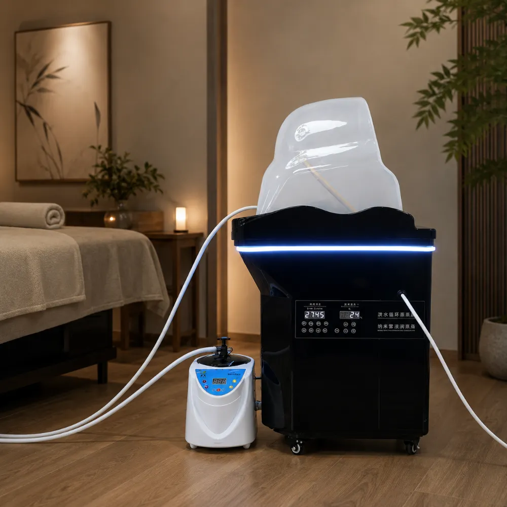 Mobilne SPA Do Pielegnacji Glowy Cyrkulacja Wody LED