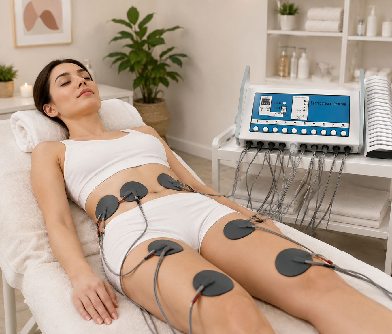 Elektrostymulator EMS S871 – Profesjonalny Stymulator z 10 Kanałami, Regulacją Intensywności i 10 Parami Elektrod 2 Elektrostymulator EMS S871 – Profesjonalny Stymulator z 10 Kanałami, Regulacją Intensywności i 10 Parami Elektrod - obrazek 2