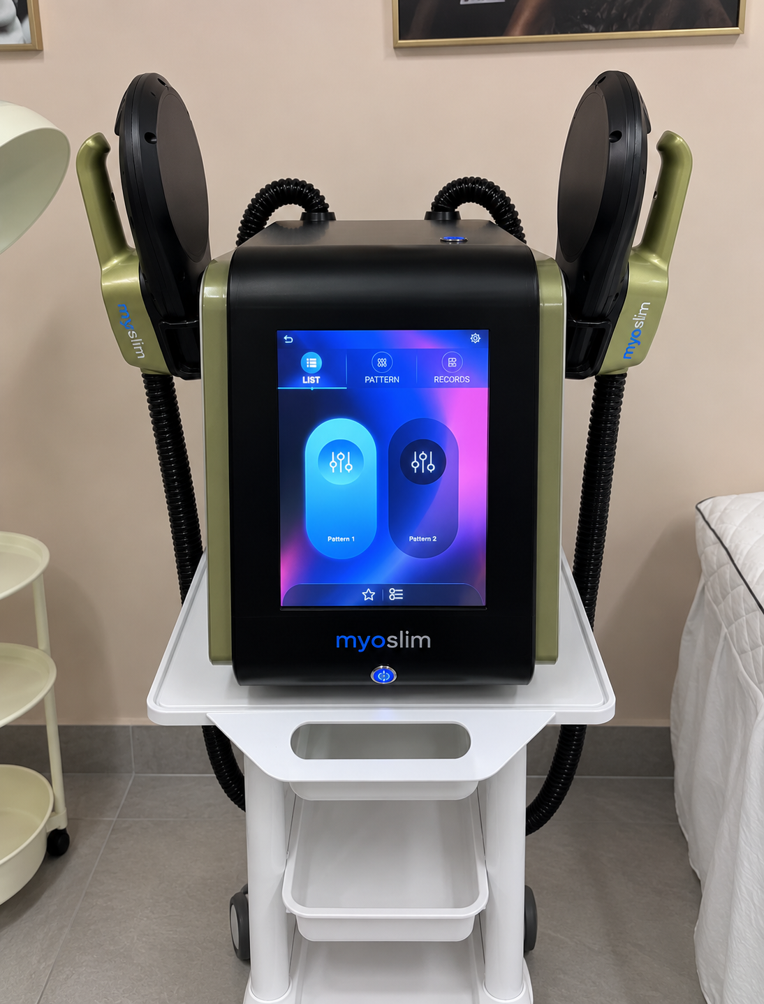 MYOSLIM 6500W 15T – Profesjonalne Urządzenie Kosmetyczne EMS do Modelowania Sylwetki, 2 Głowice 2 MYOSLIM 6500W 15T – Profesjonalne Urządzenie Kosmetyczne EMS do Modelowania Sylwetki, 2 Głowice - obrazek 2